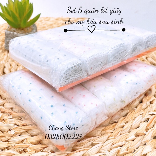 Gói 5 cái Quần lót giấy MAXX cho mẹ sau sanh