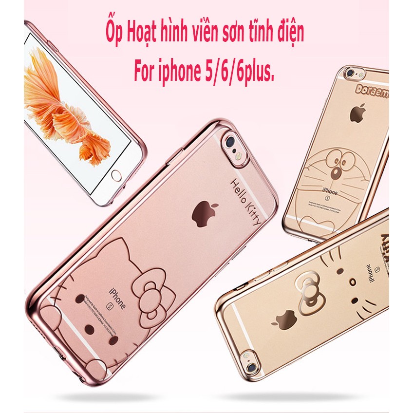 Ốp Softlight viền sơn tĩnh điện iPhone 5,5s, 6,6s , 6plus, 6s plus