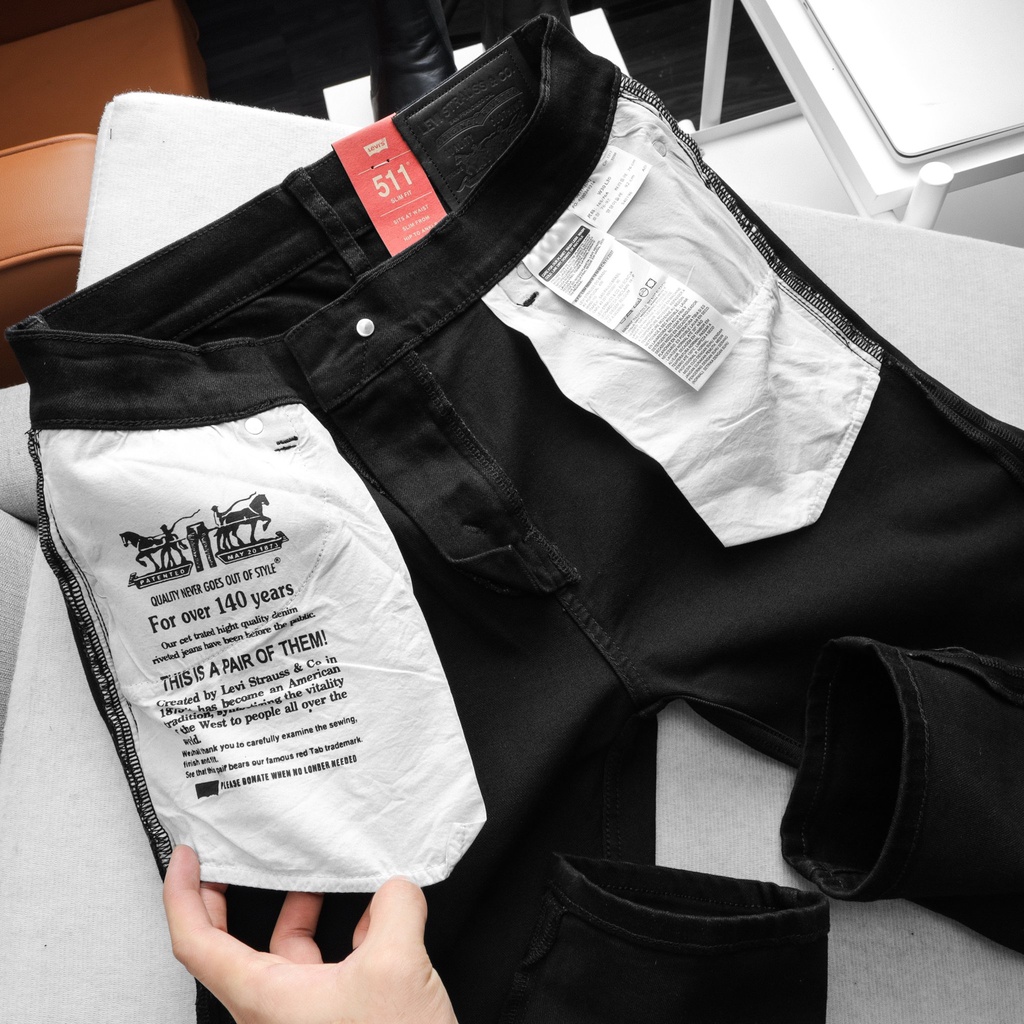 Quần jean dài nam Lv 511 hàng dư xịn hải quan (Form ống đứng slimstrech,chất vải co dãn nhẹ,made in cambodia) 5 COLORS | BigBuy360 - bigbuy360.vn