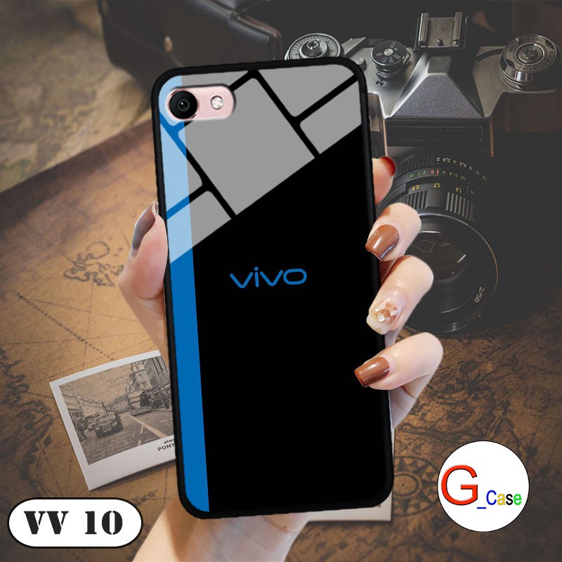 Ốp lưng Vivo V5/ Y67 - lưng kính in logo hãng điện thoại