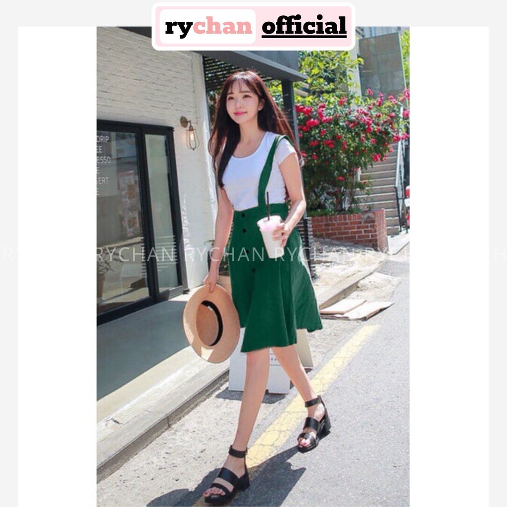 SE574 - Set Chân Váy Xanh Lính Kèm Áo Áo Cực Xinh