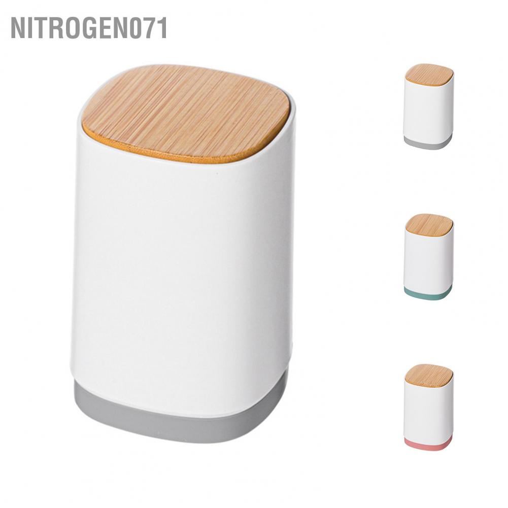 Nitrogen071 lọ tăm - lọ đựng tăm nút bấm tự động, hộp đựng tăm nút bấm chất liệu nhựa cao cấp sang trọng - cho Tăm bông Chỉ nha khoa
