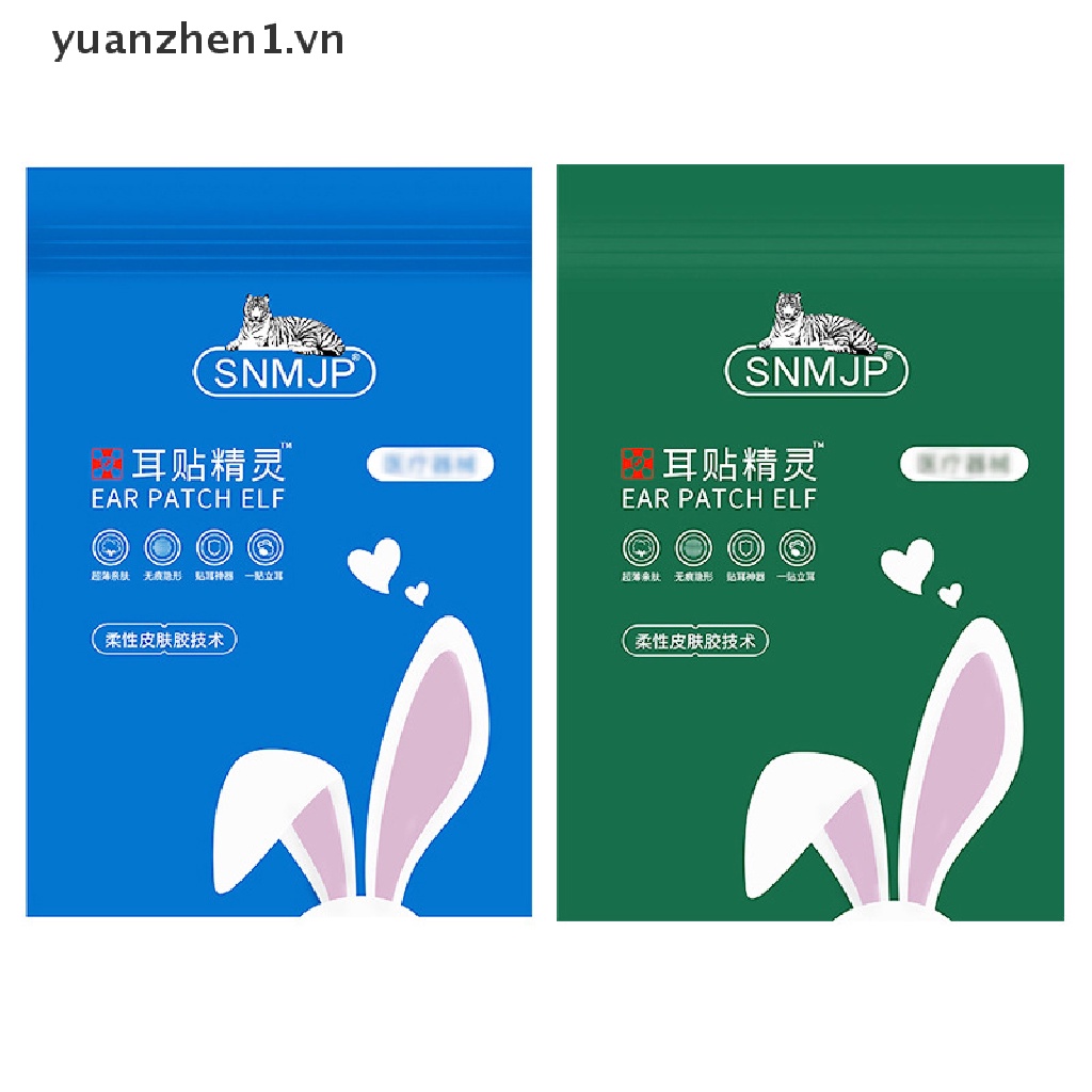 Zen Set 12 Miếng Dán Cố Định Tai Elf Vô Hình Không Cần Đục Lỗ