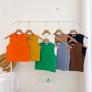 Áo croptop SN Poco trơn 2BD705A Friday