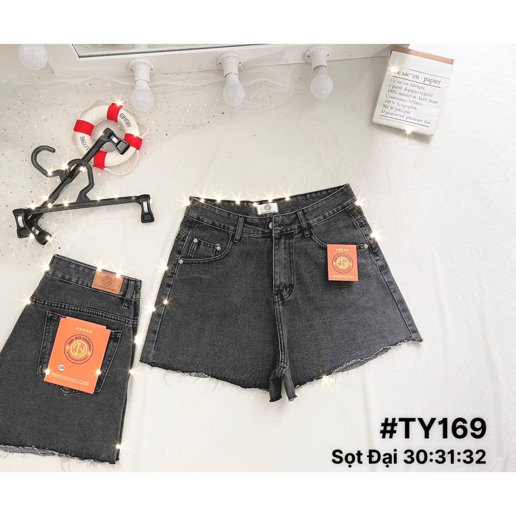 [Bigsize] Quần Sọt Jean Nữ Mẫu Trơn Màu Xám Từ 50 Đến 85Kg