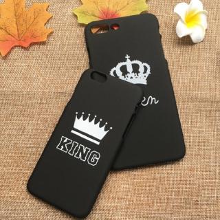 Ốp lưng hình vương miện in chữ King và Queen cho Iphone 6 thích hợp cả nam và nữ