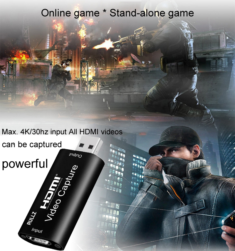 DVD Hộp Thu Video 4k Usb 3.0 Hdmi Cho Ps4 | BigBuy360 - bigbuy360.vn