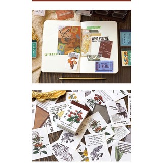Sổ mini book pocket xé dán trang trí