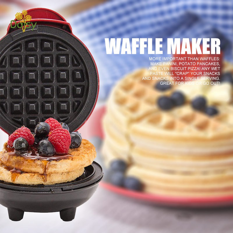 Mini Waffle Maker Machine for Individual Waffles Hash Browns Breakfast Snacks