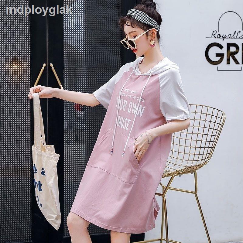 Maternity summer dress, trendy thin section, hooded sweater, skirt, net red, western-style suit, out fashion style < | BigBuy360 - bigbuy360.vn