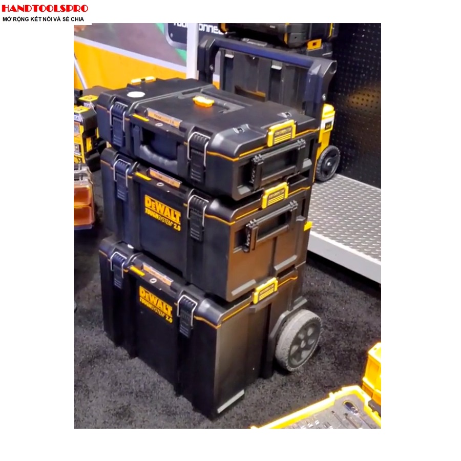 Bộ Combo 3 Hộp dụng cụ có xe đẩy  554x500x1150mm Dewalt DWST83402-1