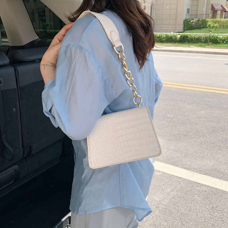 Túi Đeo Chéo Da PU Hình Vuông Nhỏ Thời Trang Dành Cho Nữ