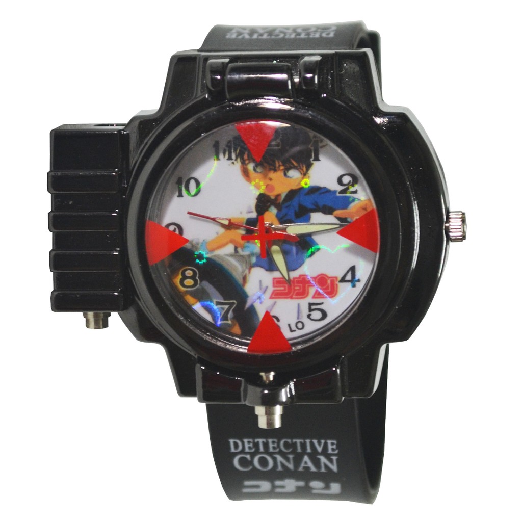 Đồng hồ trẻ em bé trai Conan đeo tay bắn laser Đồng hồ Conan - nhiều hình [AAM] [PGN33]