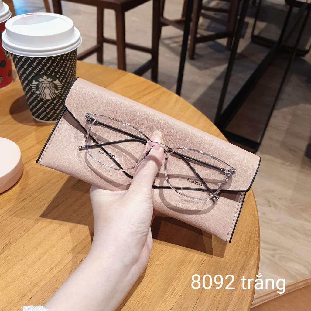 [Mã FARSSTGRE giảm 5K đơn bất kỳ] Gọng kính cận vuông, càng kính mảnh nhẹ 8092 | BigBuy360 - bigbuy360.vn
