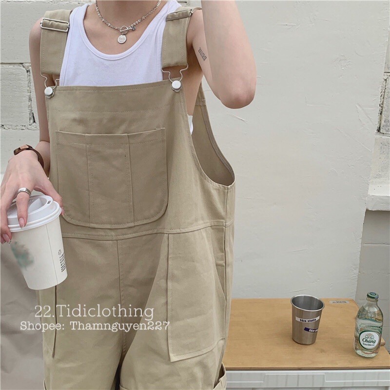 Quần short yếm Ulzzang, chất đẹp siêu hack dáng dễ thương ( ảnh thật cận chất )