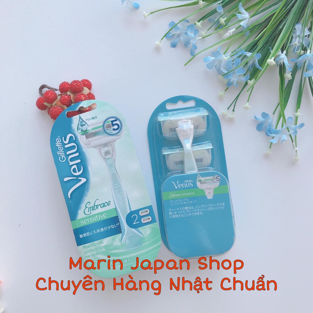 Dao cạo lông body Gillette Venus Swirl 5 lưỡi màu tím cao cấp nội địa Nhật Bản