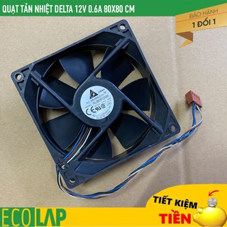 Quạt tản nhiệt delta 12v 0.6a 80x80mm 4pin