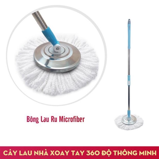 [ GIÁ HỦY DIỆT ] Bộ cây lau nhà thông minh 360 Easy Mop [ CHẤT LƯỢNG ]