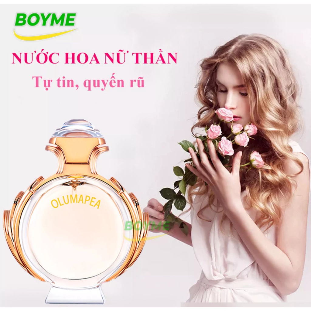 Nước hoa nữ cao cấp chính hãng thơm lâu Olumapea hương thơm ngọt ngào khó cưỡng, để lại ấn tượng khó phai, thể tích 90ml