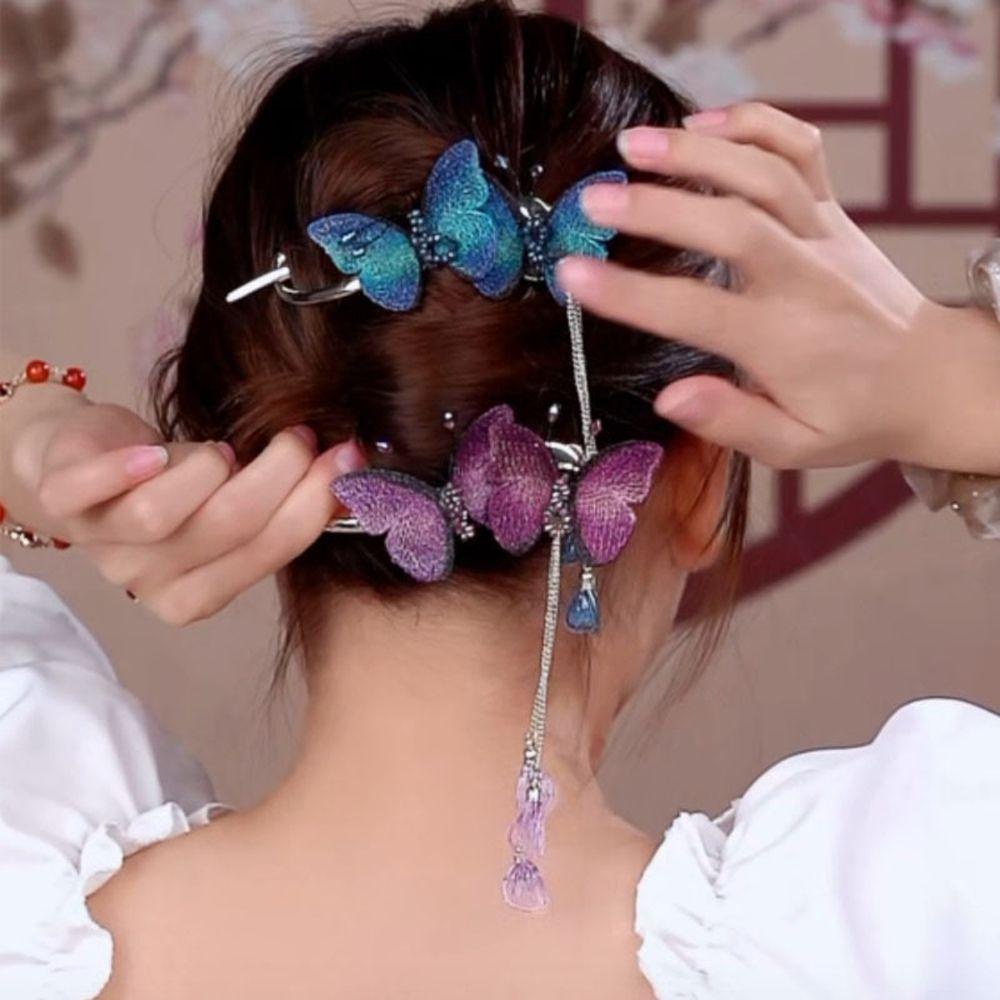 Kẹp Tóc Tua Rua Phong Cách Pháp Sang Trọng Dành Cho Nữ