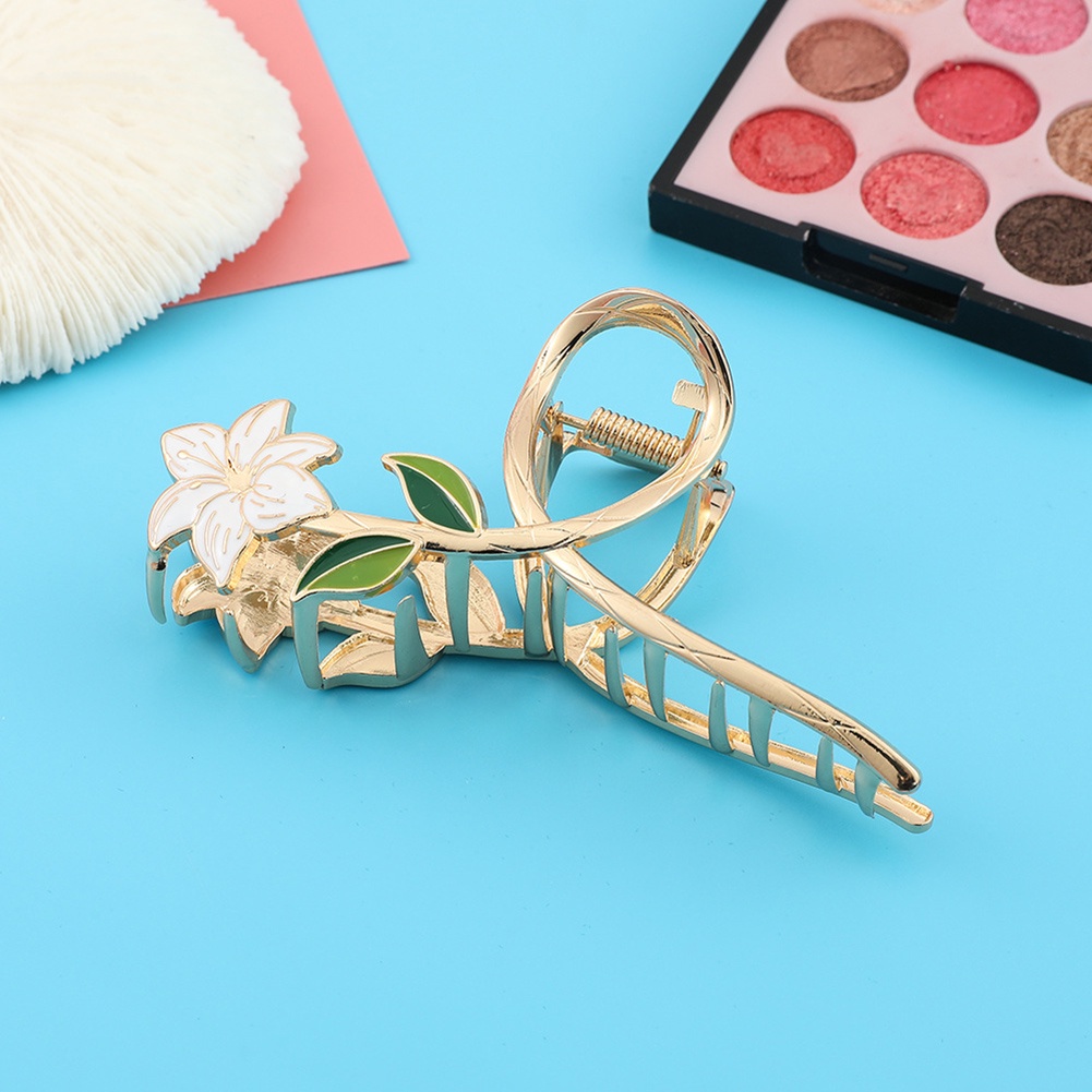 Kẹp Tóc Hình Hoa lily Thanh Lịch Cho Nữ