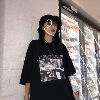 Áo Thun Nữ Tay Ngắn Phong Cách Hip Hop Năng Động