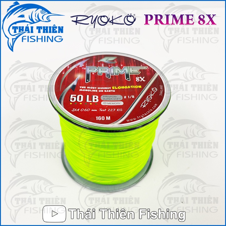 Cước Câu Cá Ryoko Thái Lan Prime 8X