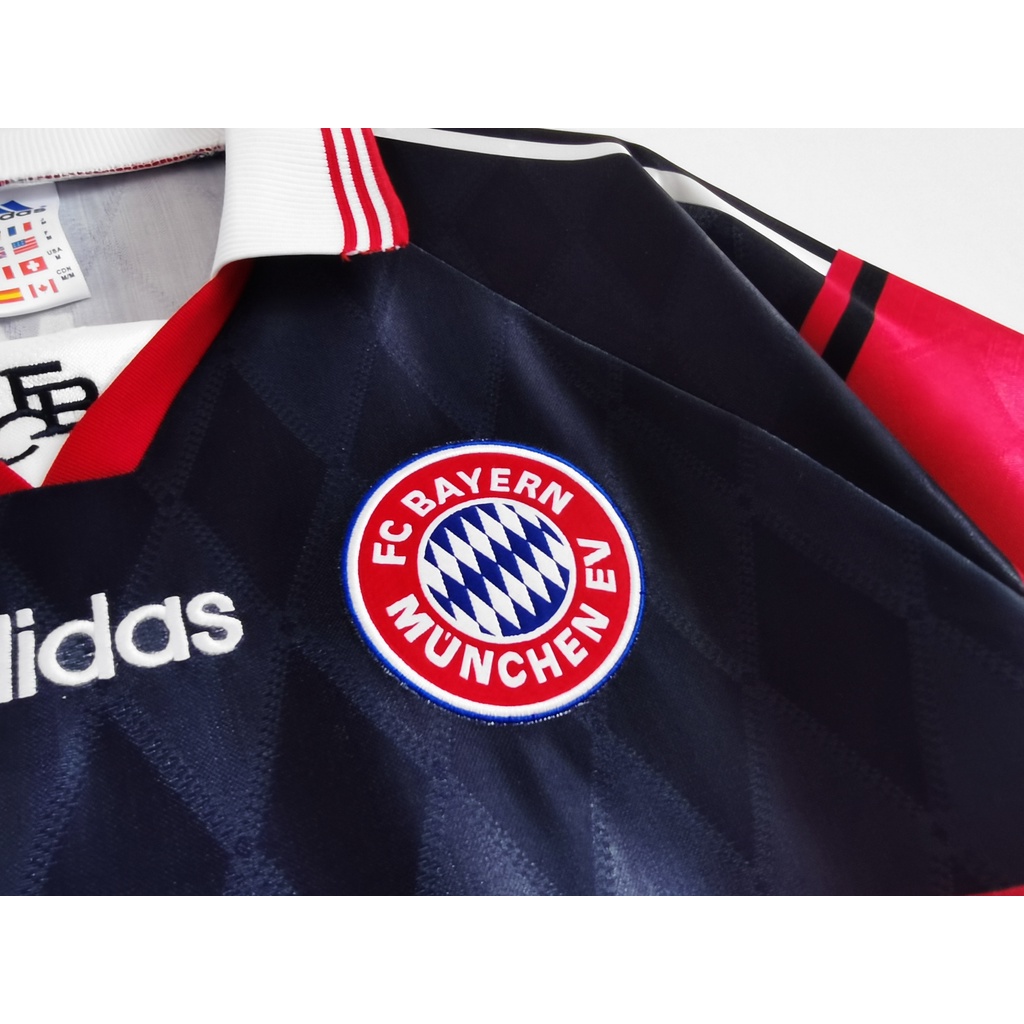 Áo Bóng Đá Đội Tuyển Bayern 97-99 Phong Cách Retro