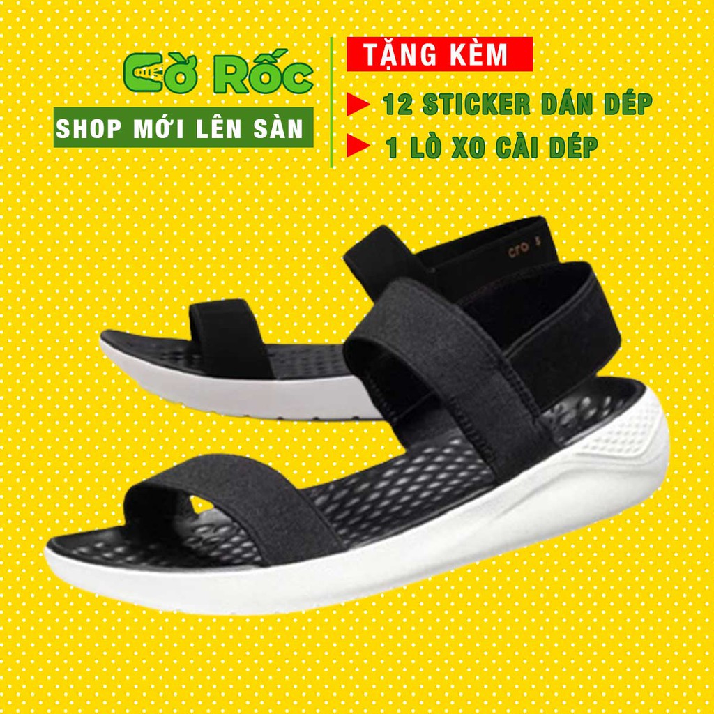 Dép Cross LiteRide Sandal nam nữ màu đen đủ size 35 đến 44