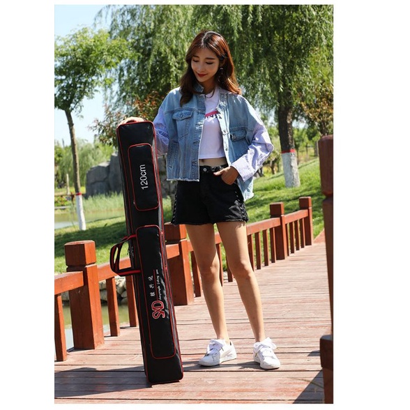 Túi Đựng Cần Câu Tay Đài Loan Chống Thấm Nước Siêu Bền 2 ngăn-3 ngăn