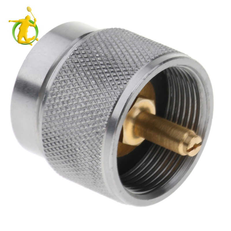 [Fitness]Outdoor Camping Stove Gas Refill Adapter Picnic Burner Connector Converter