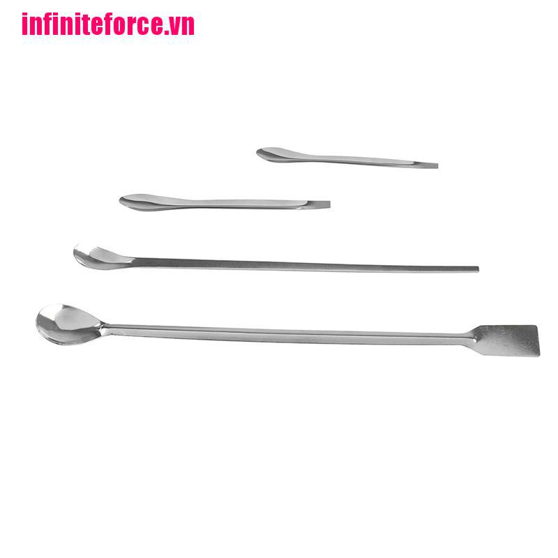 [Hàng mới về] Muỗng xúc sử dụng trong phòng thí nghiệm bằng thép không gỉ an toàn