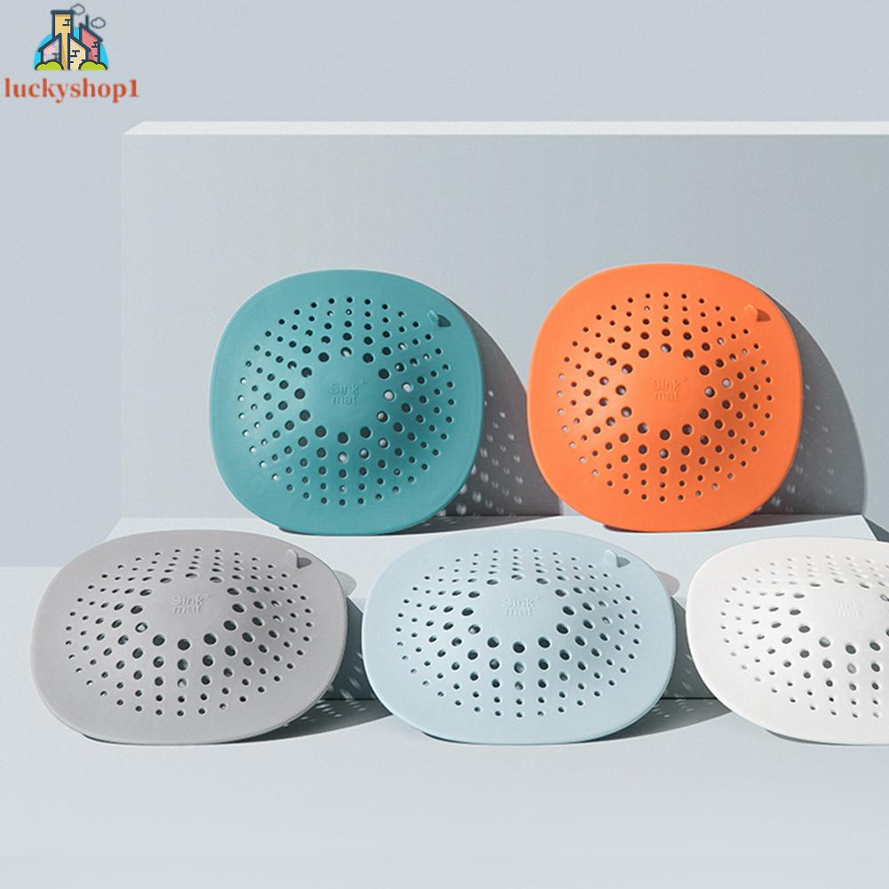 Miếng Chặn Tóc Bằng Silicon Mới Bảo Vệ Cống Thoát Nước Bồn Rửa Nhà Tắm