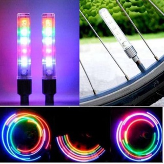Đèn LED chạy chữ gắn van xe máy