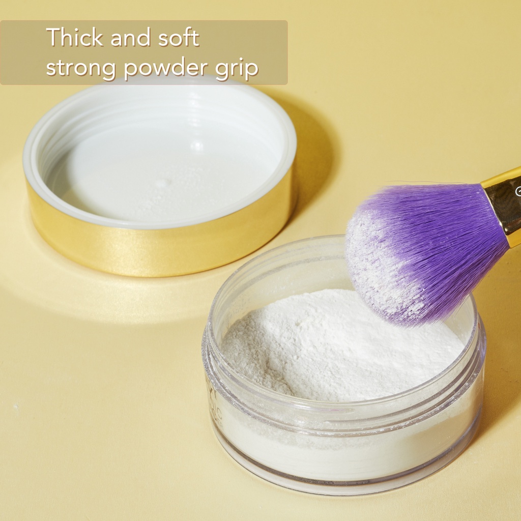 GRACEDO bộ cọ trang điểm đầy đủ Chuyên Nghiệp Màu Trắng 7 Chiếc Dụng Cụ Trang Điểm Siêu Mềm Cầm Tay Cho Phấn Nền Và Phấn Mắt