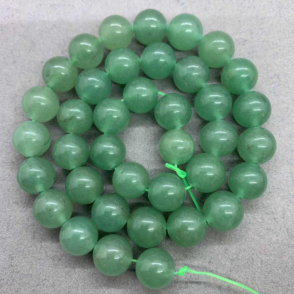 Chuỗi Hạt Đá Sa Thạch Anh Xanh 4-14mm Tự Làm Vòng Tay