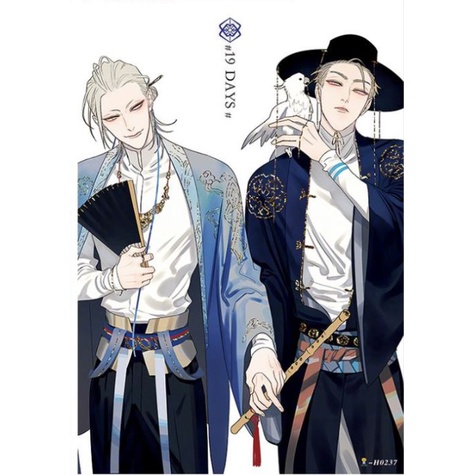 Bộ 8 tấm poster hd in hình anime spot goods 19 days
