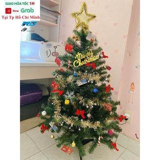 Cây Thông Noel Trang Trí Giáng Sinh 1m2, 90cm Tặng 1 Ngôi Sao Và 2 Dây Kim Tuyến Hàng Cao Cấp Sản Xuất Tại Việt Nam