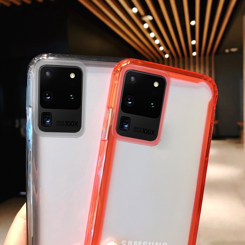 【Ready Stock】Samsung Galaxy S20 Plus Ultra A51 A71 S10 Acrylic Clear Hybrid Case Cover 7/16