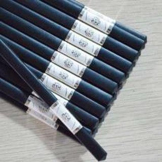 Bộ 10 đôi đũa ăn hợp kim khảm bạc hàn quốc cao cấp