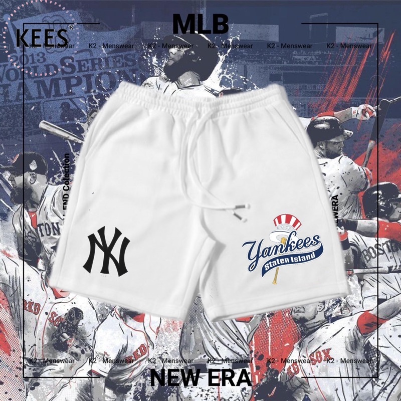 Quần Short Mlb x New Era Cao Cấp Full Nam Nữ