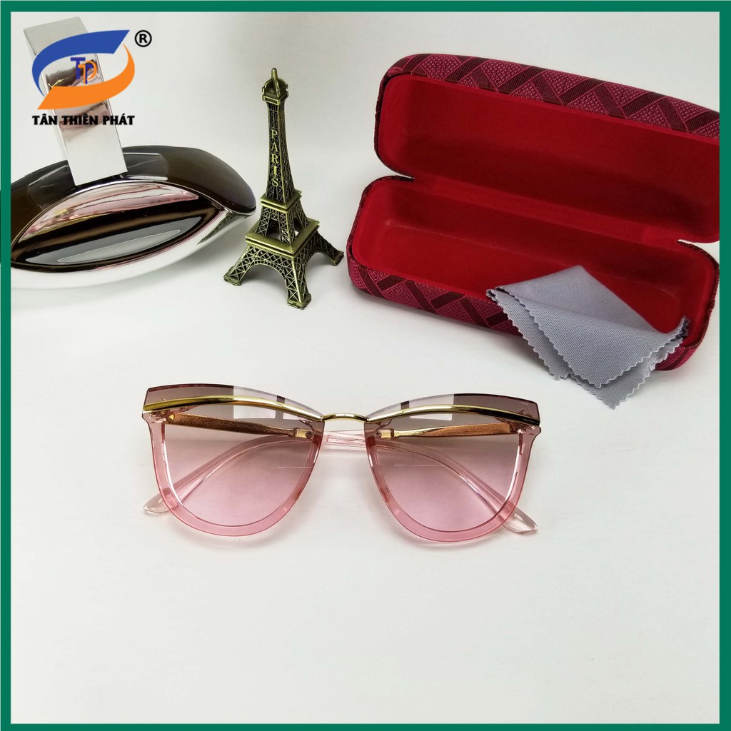 Kính mắt thời trang chống UV TẶNG hộp đựng khăn lau kính Bảo hành 12 tháng