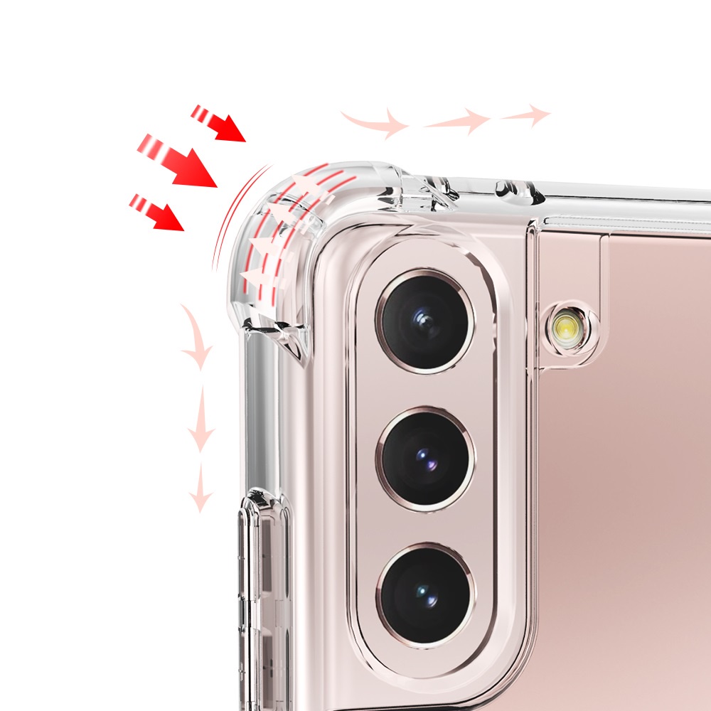 Ốp samsung S8 plus , S9 plus , Note 8 , S21 , S21 plus chống sốc trong suốt , có cạnh góc siêu dày bảo vệ
