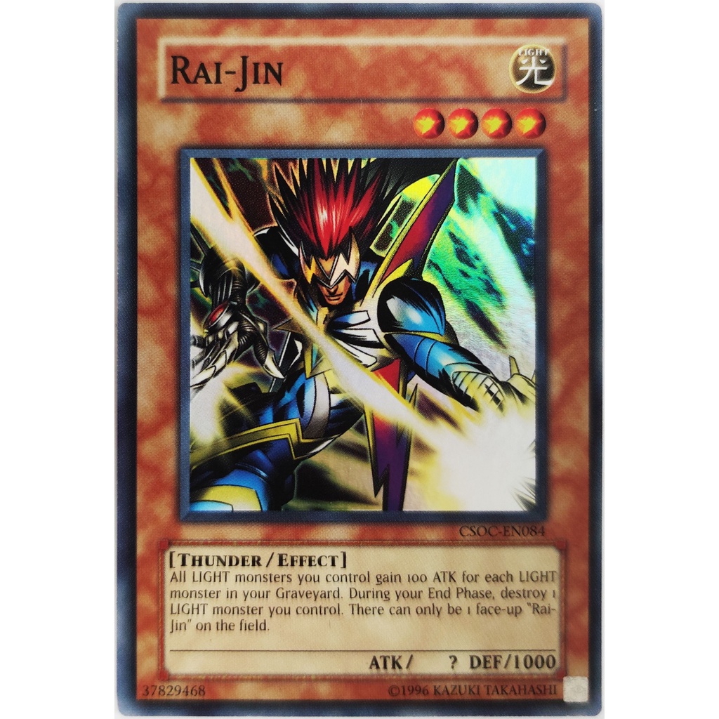 [Thẻ Yugioh] Rai-Jin |EN| Super Rare