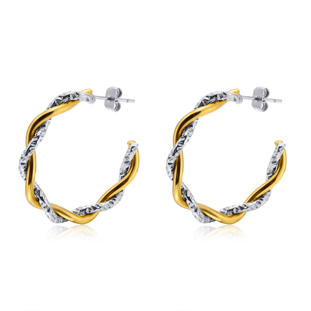 Vnox Bông Tai Dáng Dài Bằng Thép Không Gỉ 18K Chống Dị Ứng Thời Trang Dành Cho Nữ