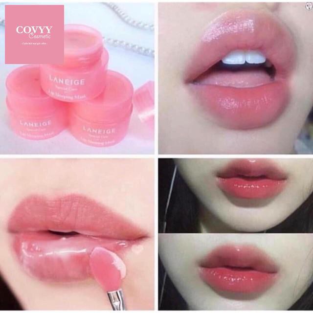 Mặt nạ ngủ môi LANEIGE ❣️FREESHIP❣️ Lip Sleeping Mask 3g Mini size.