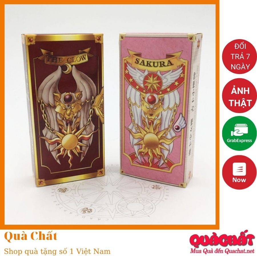 Sakura cardcaptor thủ lĩnh thẻ bài clow card hộp lớn 19.5cm * 10.5cm