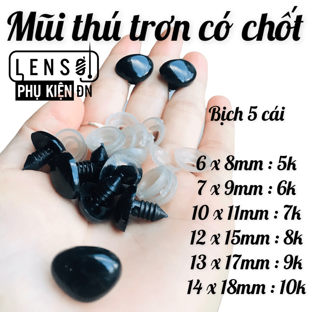 Mũi thú trơn có chốt an toàn