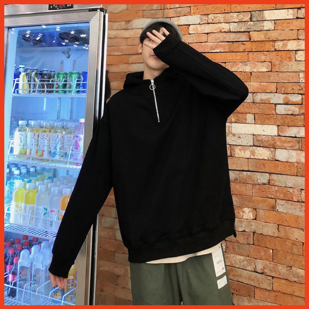 [Video thực tế]_ Áo Hoodies UNISEX form 70kg chất liệu nỉ ngoại không xù lông C051