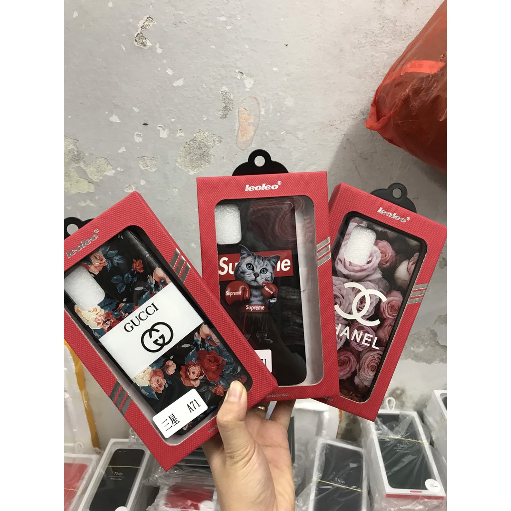CHÍNH HÃNGỐp lưng thời trang in hình họa tiết LEOLEO samsung A8 PLUS A20 J6 2018 2017 S9 S8  S7 EDGE A7 A750  S10